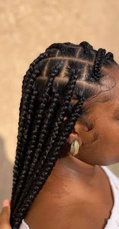 Box braids medium size