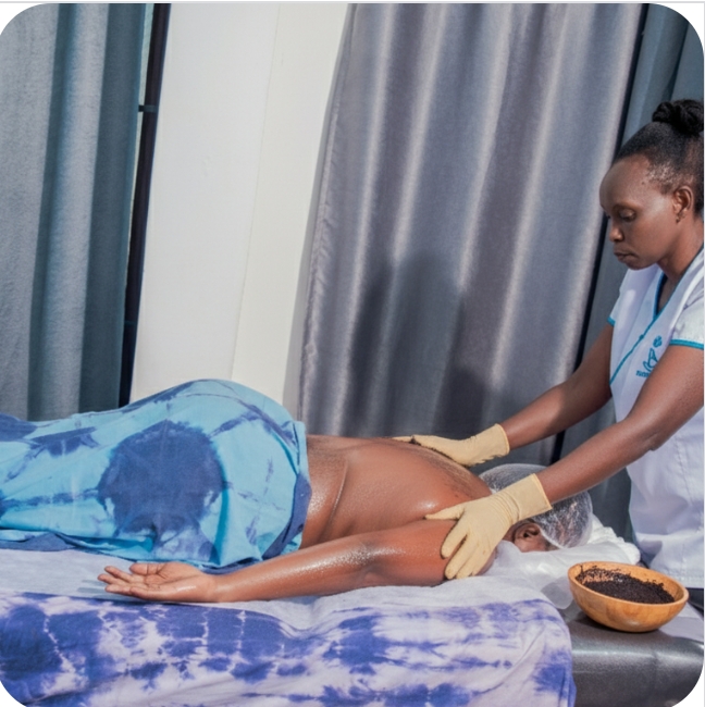 Exfoliating and massage