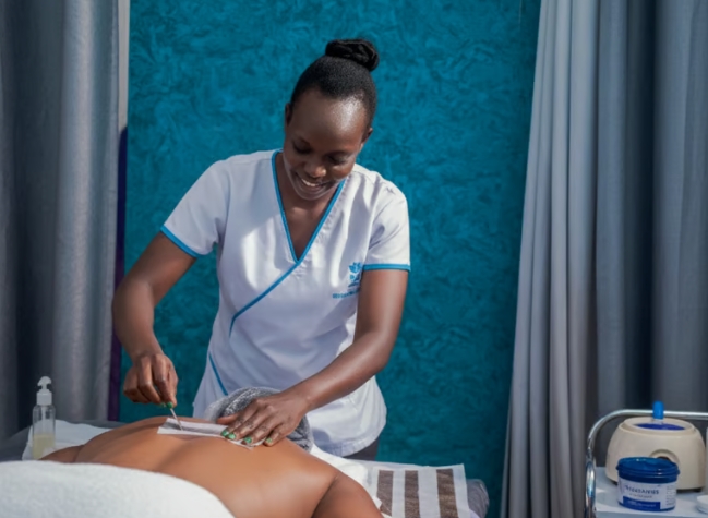 Full body waxing 